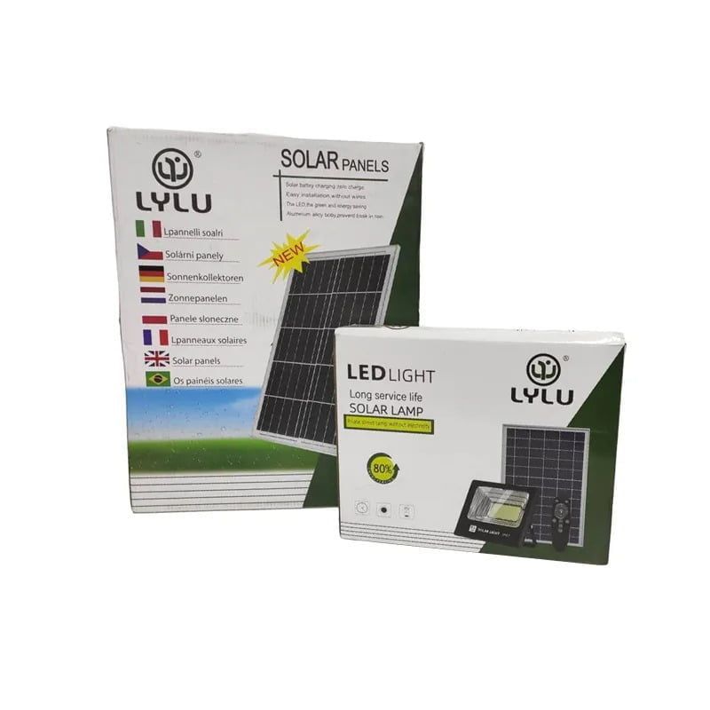 LYLU Ηλιακός προβολέας με τηλεχειριστήριο LED 600W LY68300 - Solar light OEM