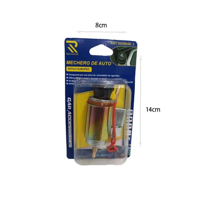 RCHANG αναπτήρας αυτοκινήτου με LED φωτισμό W09648-2 - Illuminated cigarette lighter kit RCHANG
