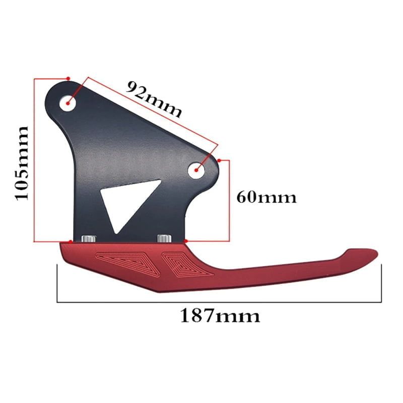 Χειρολαβές συνεπιβάτη μηχανής - Motorcycle Passanger Rear Grab Bars - Μπλε OEM