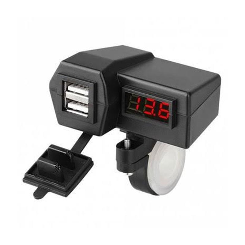 Φορτιστής αυτοκινήτου με βολτόμετρο – USB voltmeter car charger OEM