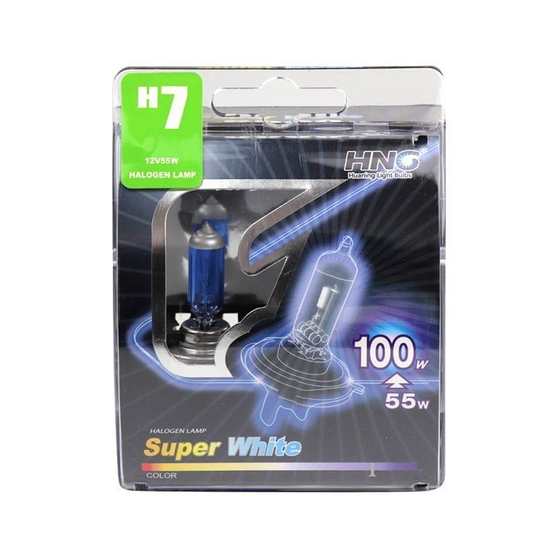HNG Λάμπες Αλογόνου Τύπου Xenon 55w 12v H7 5500k 2τμχ - Halogen Lamp Super White 2pcs OEM