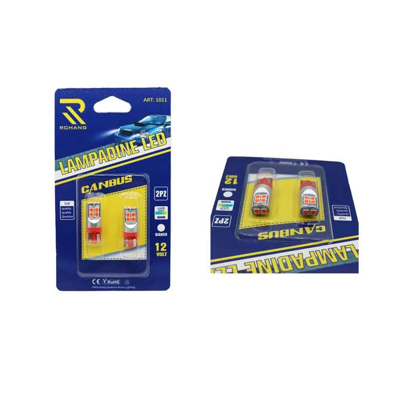 Rchang LED Φώτα αυτοκινήτου Canbus T10 Κόκκινο 12V - Led Lamp RCHANG