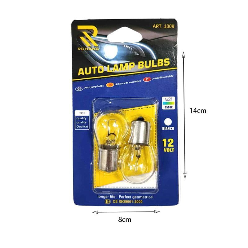 RCHANG Λάμπες Αυτοκινήτου 12V Λευκό 6500K S25 ART:1009 - Auto Lamp Bulbs RCHANG