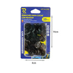 Rchang Συνδετήρες αυτοκινήτου 20τεμ W11938 0194 - Car fasteners remaches para coche con rizador RCHANG