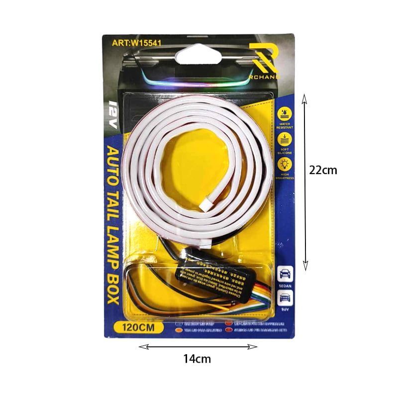 Rchang Διακοσμητική ταινία αυτοκινήτου RGB 12V 120cm W15541 - LED Car auto tail lamp box strip RCHANG
