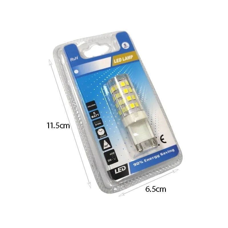 R&H μίνι λάμπα G9 5W ψυχρό χρώμα – Mini light LED lamp bulb - Γκρι - Εκρού OEM