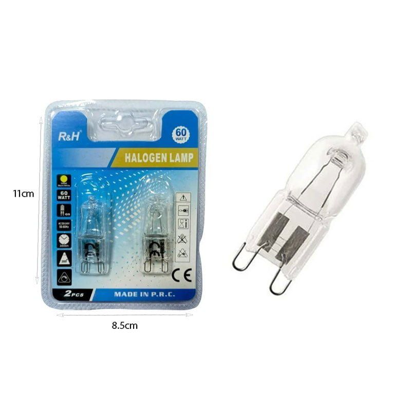 R&H Λάμπα αλογόνου 60W G9 – Halogen lamp OEM