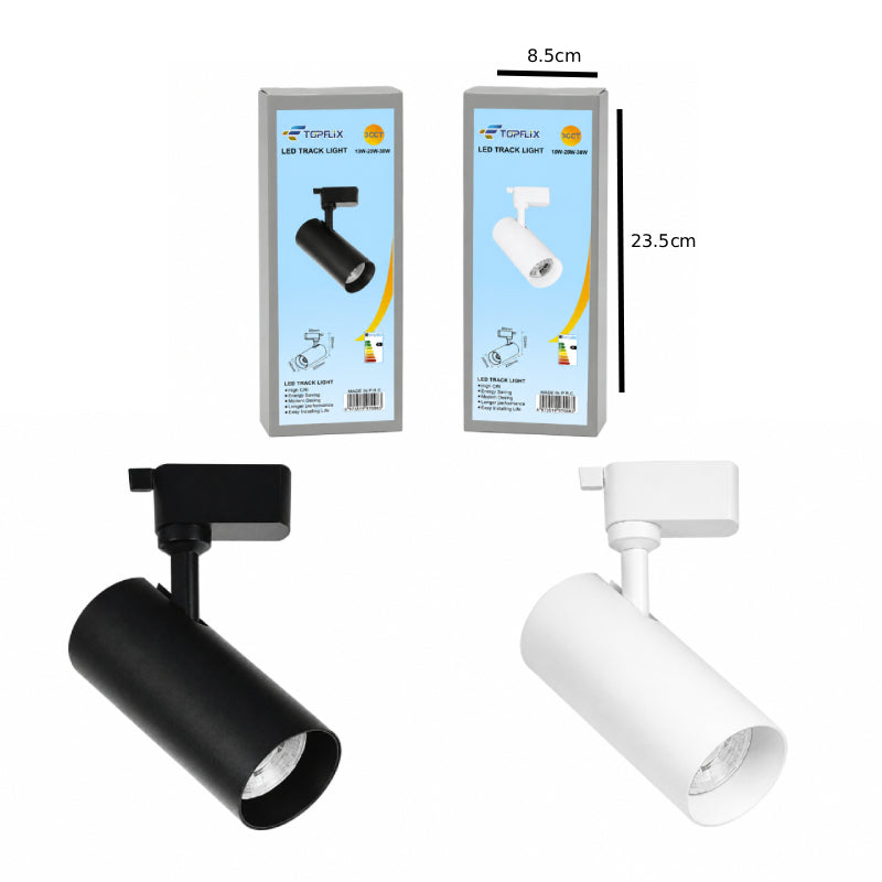 Ρυθμιζόμενο LED Σποτ Ράγας 3CCT 10W/20W/30W - 3CCT LED Track Light 10W/20W/30W - Μαύρο OEM
