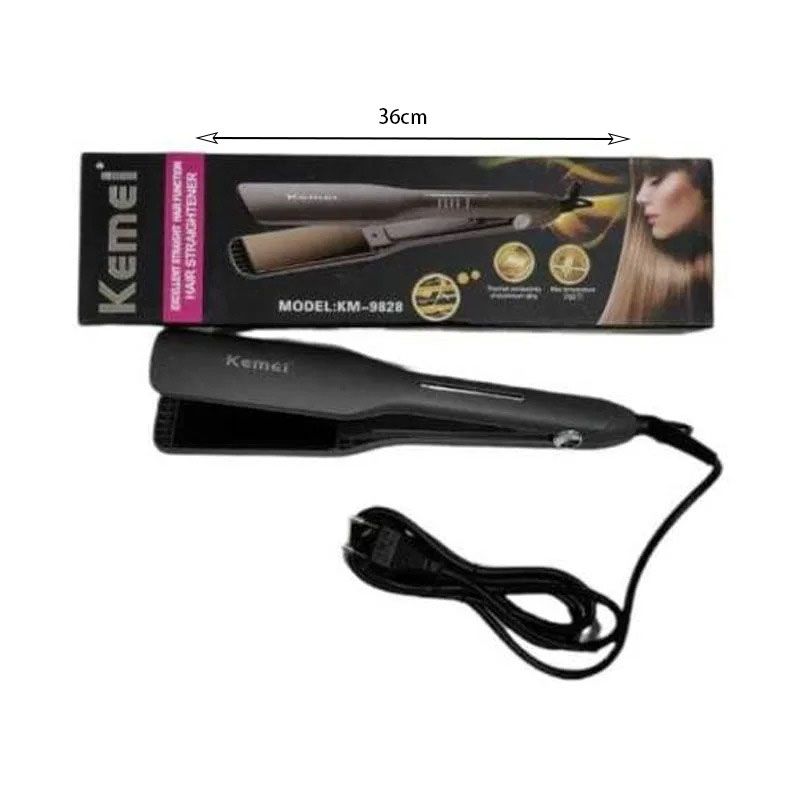 Kemei KM 9828 Πρέσα Μαλλιών με Κεραμικές Πλάκες - Hair straightener OEM