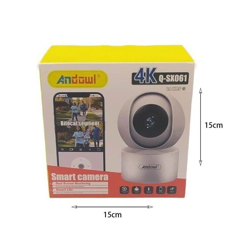 Andowl IP Κάμερα Παρακολούθησης Wi-Fi 4K με Αμφίδρομη Επικοινωνία Q-SX061 - Security camera ANDOWL