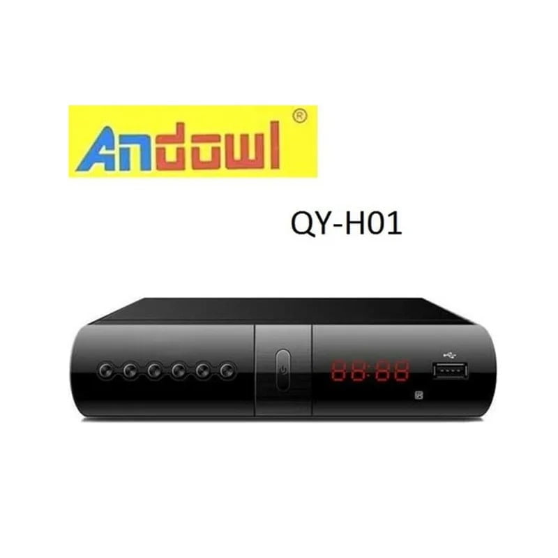QY-H01 Andowl Αποκωδικοποιητής Ελληνικά κανάλια 4K MPEG4 HDMI & VGA - TV Decoder ANDOWL