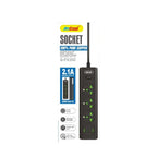 Andowl Πολύπριζο με Αγγλική Πρίζα 3 Θέσεων + 2 USB Θύρες με Διακόπτη Q-PX300 - Socket OEM