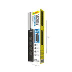Andowl Πολύπριζο 4 Θέσεων + 2 USB Θύρες με Διακόπτη Q-PX400 - Socket OEM