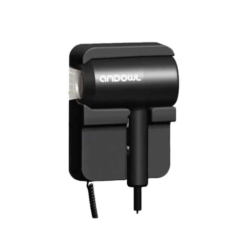 Andowl Επιτοίχιο Πιστολάκι Μαλλιών 1600W Q-F1600 - Wall mounted hair dryer - Μαύρο OEM