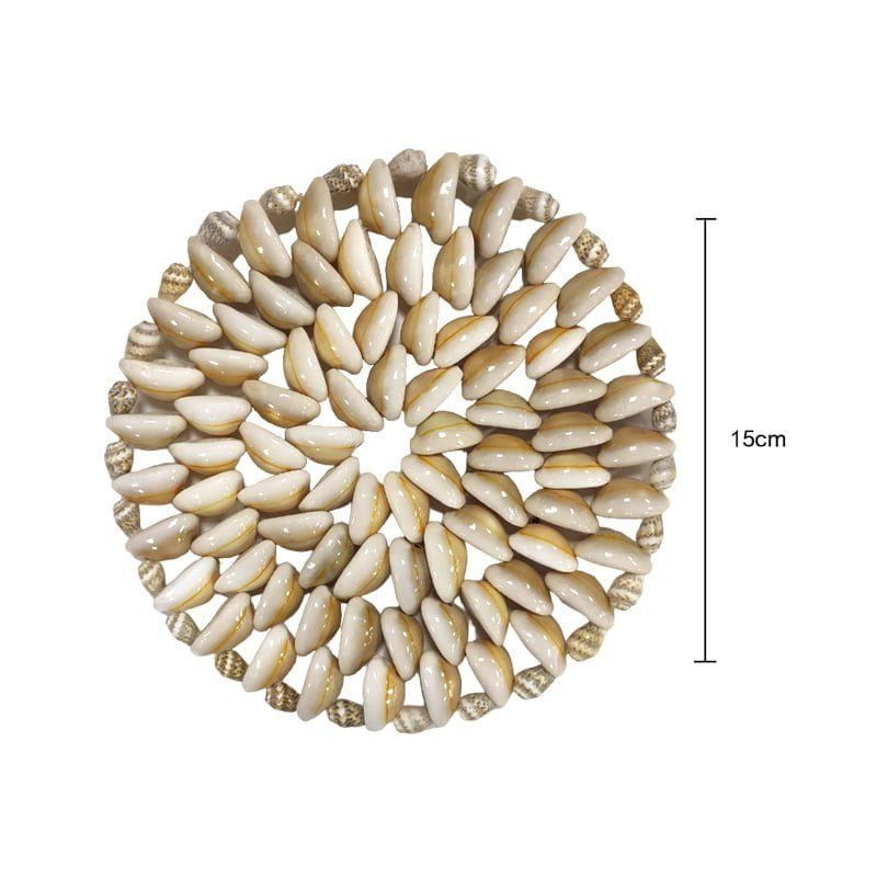Σουβέρ Διακοσμητικό με Κοχύλια 15cm - Decorative Seashell Coaster 15cm OEM