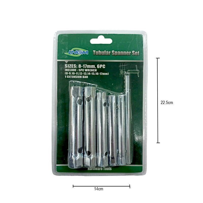 Tubular Σετ Σωληνωτά κλειδιά 6τμχ - Spanner set Tubular