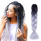 Yuan yao Μαλλιά για Ράστα μαύρο/γκρι BY37 - Rasta hair OEM