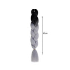 Yuan yao Μαλλιά για Ράστα μαύρο/γκρι BY37 - Rasta hair OEM