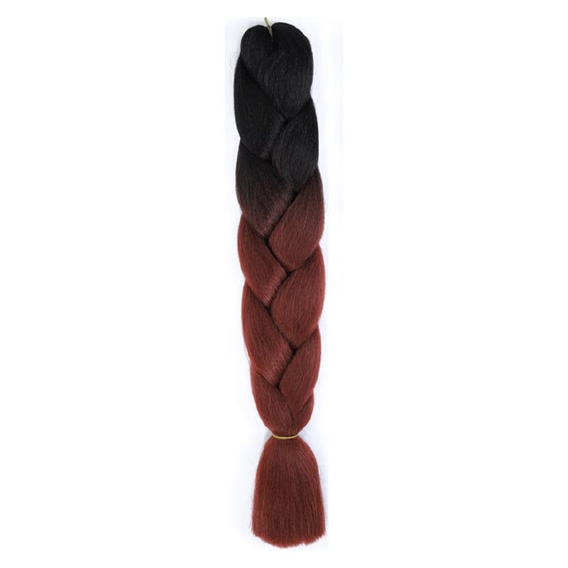 Yuan yao Μαλλιά για Ράστα ombre μαύρο-μπορντώ BY31 - Rasta hair OEM