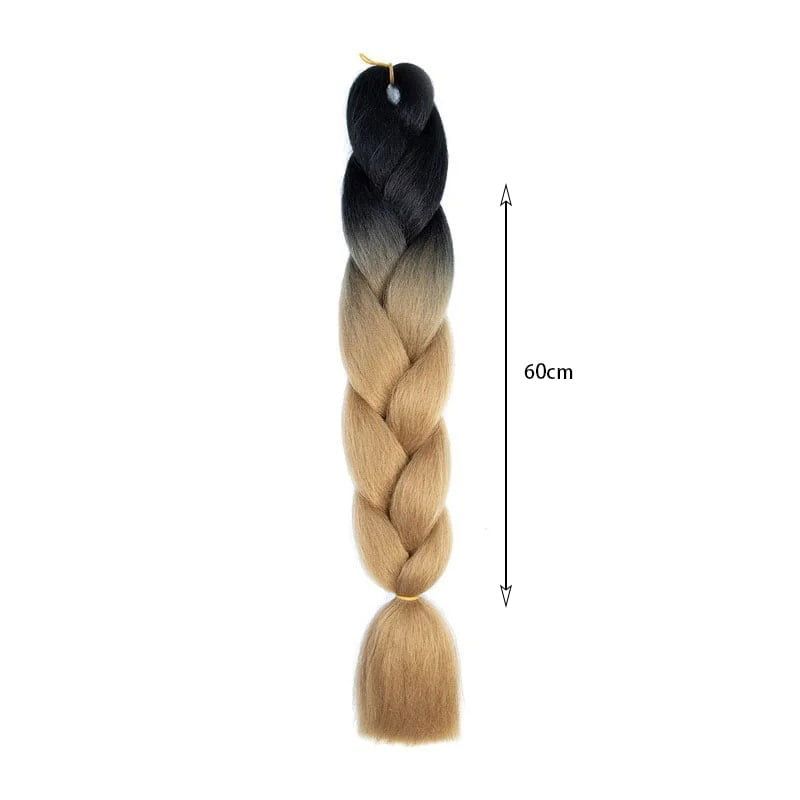Yuan yao Μαλλιά για Ράστα ombre μαύρο-καστανόξανθο BY30 - Rasta hair OEM
