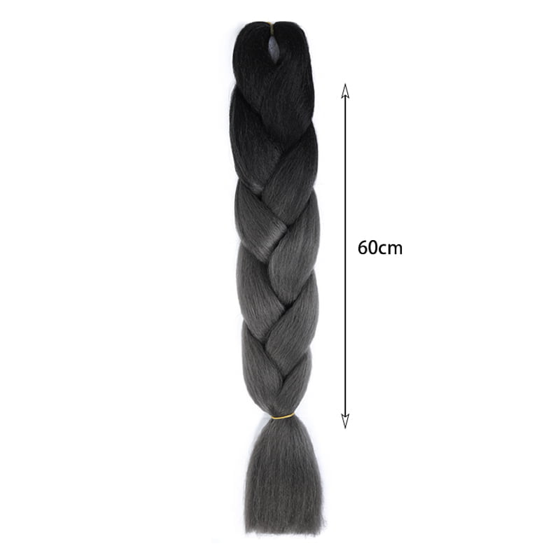 Yuan yao Μαλλιά για Ράστα ombre μαύρο-σταχτί BY35 - Rasta hair OEM