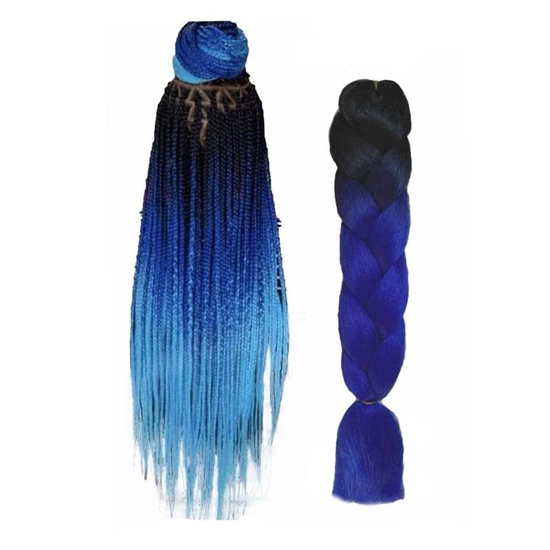 Yuan yao Μαλλιά για ράστα μαύρο/μπλε BY21 - Rasta hair OEM