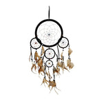 Ονειροπαγίδα 60cm - Dreamcatcher - Κίτρινο - Μωβ OEM