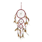 Ονειροπαγίδα 60cm - Dreamcatcher - Κίτρινο - Μωβ OEM