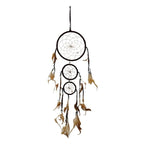 Ονειροπαγίδα 60cm - Dreamcatcher - Κίτρινο - Μωβ OEM