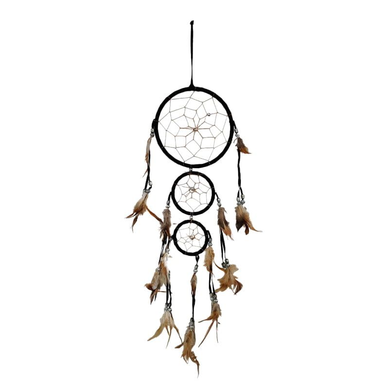 Ονειροπαγίδα 60cm - Dreamcatcher - Κίτρινο - Μωβ OEM