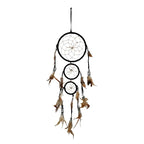 Ονειροπαγίδα 60cm - Dreamcatcher - Κίτρινο - Μωβ OEM