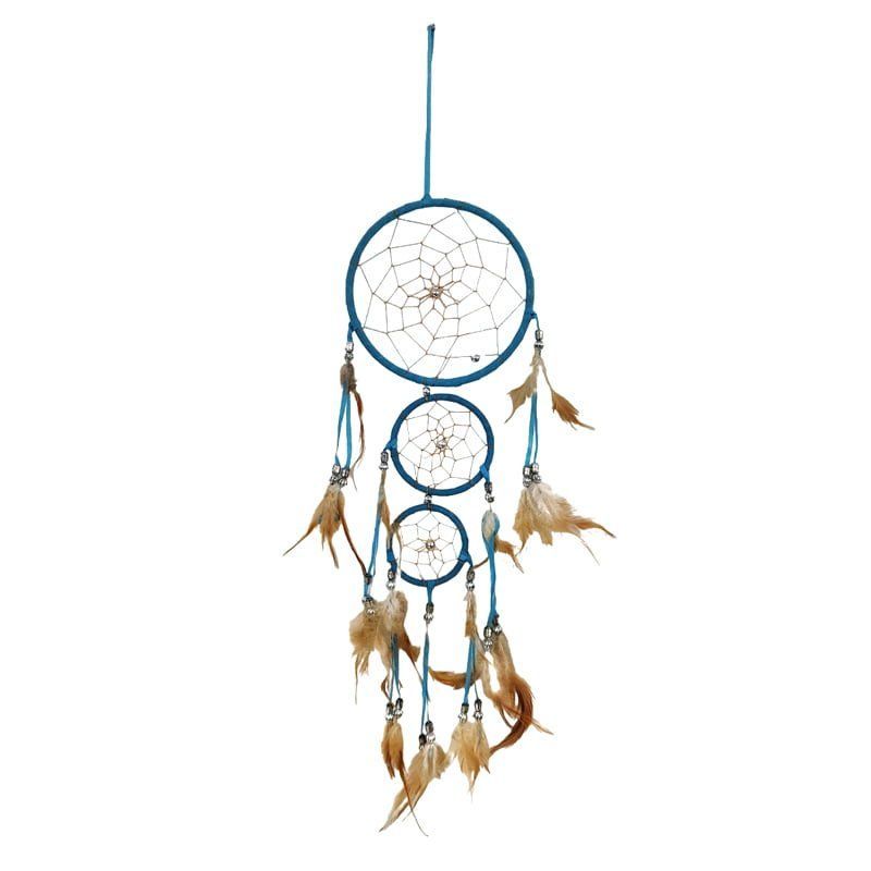 Ονειροπαγίδα 60cm - Dreamcatcher - Κίτρινο - Μωβ OEM