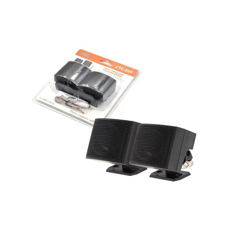 Pervoi Σετ Mini Tweeter Ηχεία Αυτοκινήτου 500W CTC-029 μαύρο 2τμχ - Car Mini Tweeter speakers PerVoi