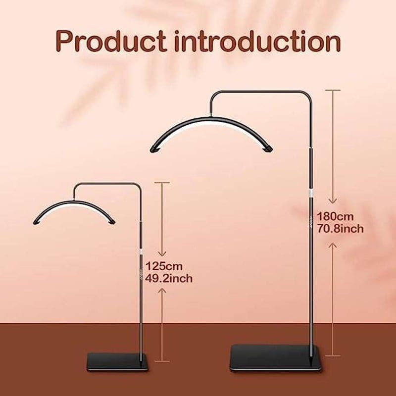 Επαγγελματική λάμπα Half Moon 3200K- 5600K HD-M6X 36W - LED Moon Light - Λευκό OEM