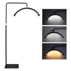 Επαγγελματική λάμπα Half Moon 3200K- 5600K HD-M6X 36W - LED Moon Light - Μαύρο OEM