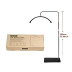 Επαγγελματική λάμπα Half Moon 3200K- 5600K HD-M6X 36W - LED Moon Light - Μαύρο OEM