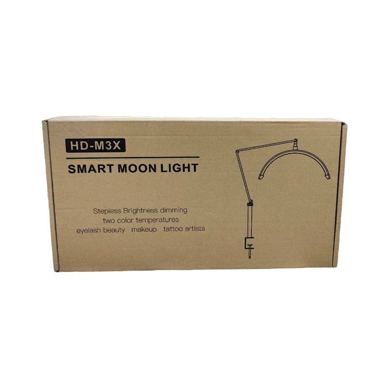 Επαγγελματική λάμπα Half Moon 3000K/4500K/6000K HD-M3X - Smart Moonlight - Λευκό OEM