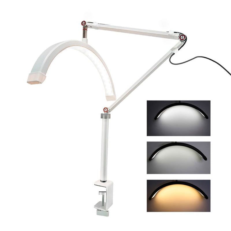 Επαγγελματική λάμπα Half Moon 3000K/4500K/6000K HD-M3X - Smart Moonlight - Λευκό OEM